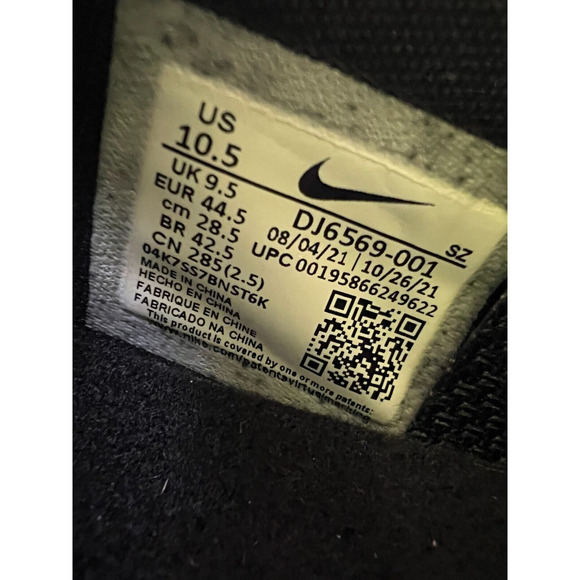 Nike Air Zoom Victory Tour 2 Golf Shoes Black/White DJ6569-001 Men’s Size 10.5 - Picture 3 of 12